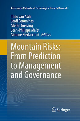 Kartonierter Einband Mountain Risks: From Prediction to Management and Governance von 