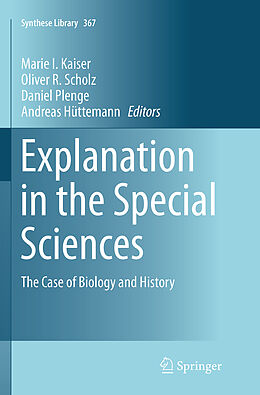 Couverture cartonnée Explanation in the Special Sciences de 