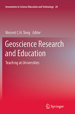 Kartonierter Einband Geoscience Research and Education von 