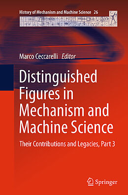 Kartonierter Einband Distinguished Figures in Mechanism and Machine Science von 