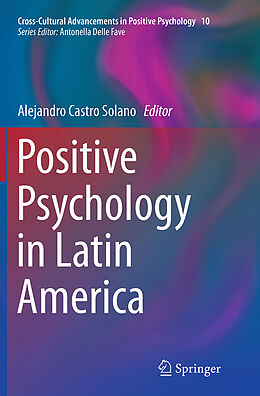 Couverture cartonnée Positive Psychology in Latin America de 