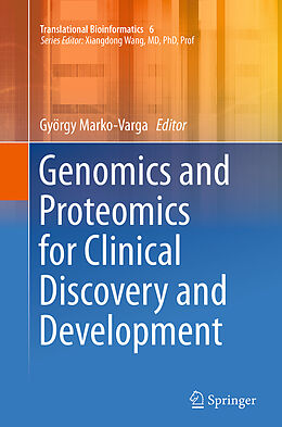 Couverture cartonnée Genomics and Proteomics for Clinical Discovery and Development de 