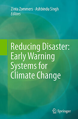 Couverture cartonnée Reducing Disaster: Early Warning Systems For Climate Change de 