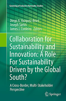 Couverture cartonnée Collaboration for Sustainability and Innovation: A Role For Sustainability Driven by the Global South? de 