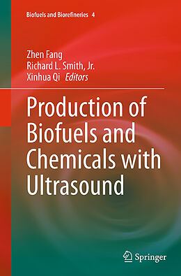 Couverture cartonnée Production of Biofuels and Chemicals with Ultrasound de 