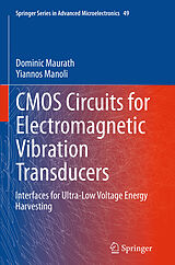 Couverture cartonnée CMOS Circuits for Electromagnetic Vibration Transducers de Yiannos Manoli, Dominic Maurath