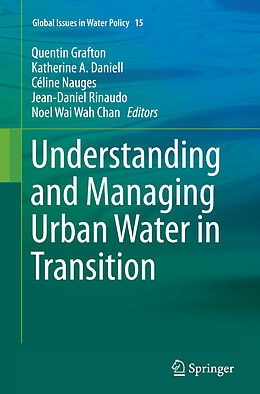 Couverture cartonnée Understanding and Managing Urban Water in Transition de 