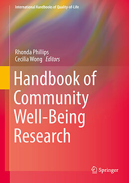 eBook (pdf) Handbook of Community Well-Being Research de 