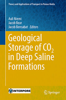 Livre Relié Geological Storage of CO2 in Deep Saline Formations de 
