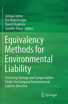 Couverture cartonnée Equivalency Methods for Environmental Liability de 