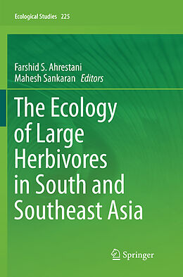 Couverture cartonnée The Ecology of Large Herbivores in South and Southeast Asia de 