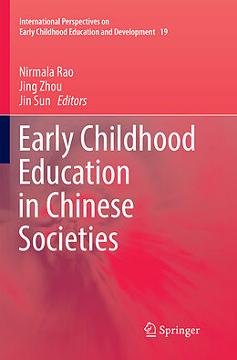 Couverture cartonnée Early Childhood Education in Chinese Societies de 