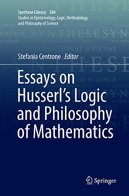 Couverture cartonnée Essays on Husserl's Logic and Philosophy of Mathematics de 