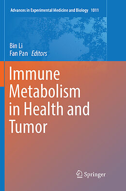 Kartonierter Einband Immune Metabolism in Health and Tumor von 