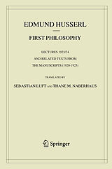 eBook (pdf) First Philosophy de Edmund Husserl