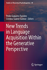 eBook (pdf) New Trends in Language Acquisition Within the Generative Perspective de 