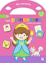 Broschiert Les princesses : je colle et je colorie : 2-4 ans von 