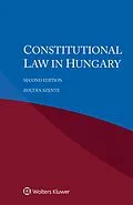 E-Book (epub) Constitutional Law in Hungary von Zoltan Szente