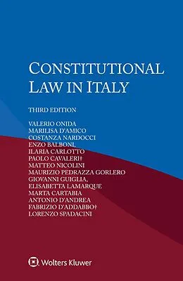 E-Book (epub) Constitutional Law in Italy von Valerio Onida, Elisabetta Lamarque, Marta Cartabia