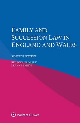 PDF Family and Succession Law in England and Wales von Rebecca Probert, Leanne Smith