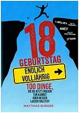 Kartonierter Einband 18. Geburtstag von Mathias Burger