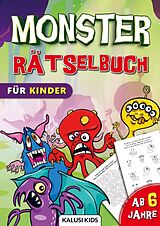 Kartonierter Einband Monster Rätselbuch für Kinder ab 6 Jahre von Kalusi Kids