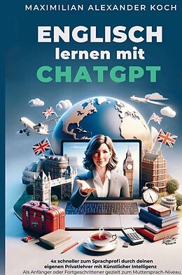 Kartonierter Einband Englisch lernen mit ChatGPT: 4x schneller zum Sprachprofi durch deinen eigenen Privatlehrer mit Künstlicher Intelligenz | von Maximilian Alexander Koch