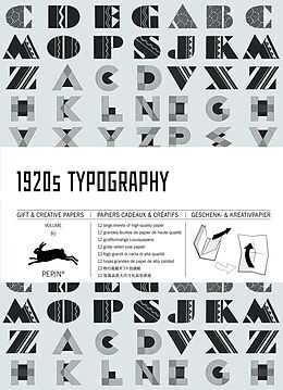 Kartonierter Einband 1920s Typography von Pepin van Roojen