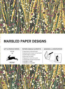 Kartonierter Einband Marbled Paper Designs von Pepin van Roojen