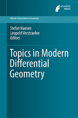 Livre Relié Topics in Modern Differential Geometry de 