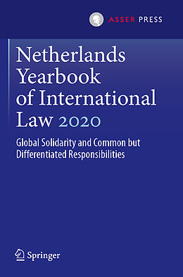 Couverture cartonnée Netherlands Yearbook of International Law 2020 de 