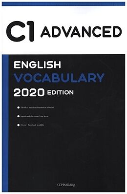 Kartonierter Einband English C1 Advanced Vocabulary 2020 Edition [Englisch C1 Vokabeln] von CEP Publishing