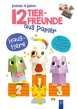 Buch 12 Tierfreunde aus Papier - Haustiere von 
