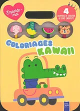Broschiert Coloriages kawaii : le crocodile von Beatrice Xompero