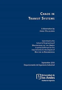 E-Book (pdf) Chaos in Transit Systems von Jorge Villalobos Duran
