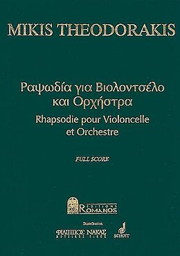 Mikis Theodorakis Notenblätter Rhapsodie
