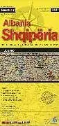 Albanien Straßenkarte 1 : 350 000 GPS 350000