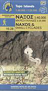 gefaltete (Land)Karte Naxos 40000 von 