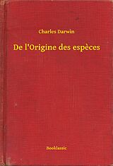 eBook (epub) De l'Origine des especes de Charles Darwin