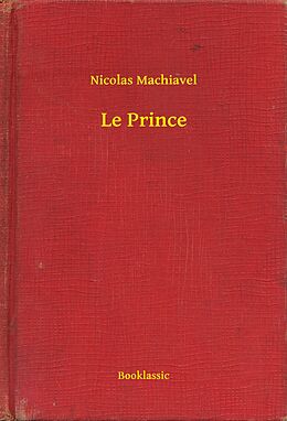 eBook (epub) Le Prince de Nicolas Machiavel