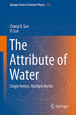 Livre Relié The Attribute of Water de Yi Sun, Chang Q Sun