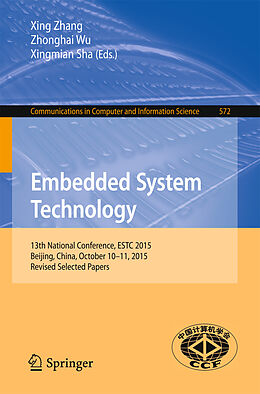 Couverture cartonnée Embedded System Technology de 