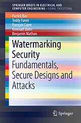 Couverture cartonnée Watermarking Security de Patrick Bas, Teddy Furon, Benjamin Mathon