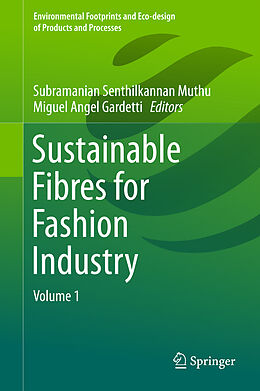 Livre Relié Sustainable Fibres for Fashion Industry de 