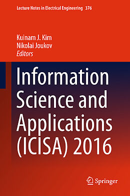 Fester Einband Information Science and Applications (ICISA) 2016 von 