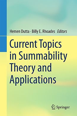 E-Book (pdf) Current Topics in Summability Theory and Applications von 