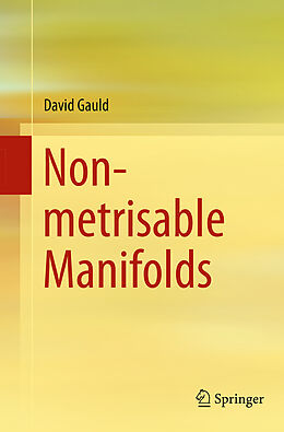 Kartonierter Einband Non-metrisable Manifolds von David Gauld