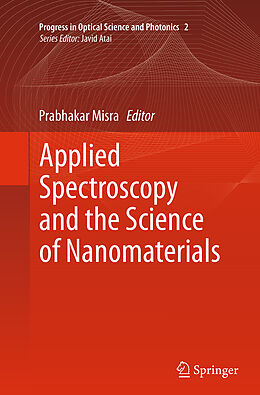 Couverture cartonnée Applied Spectroscopy and the Science of Nanomaterials de 