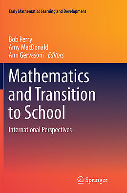 Kartonierter Einband Mathematics and Transition to School von 