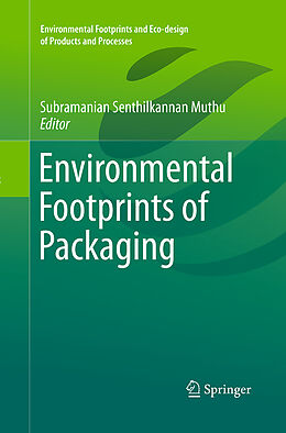 Couverture cartonnée Environmental Footprints of Packaging de 